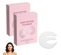 Deep Peptide Collagen Eye Mask, 5 Pairs Eye Patches for Dark Circles & Puffy Eyes, Three-Piece Design Covers the Entire Eye Area for Eyelids, Eyebrows, Crow's Feet, and Eye Bags (2)