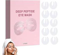 Deep Peptide Collagen Eye Mask, Deep Peptide Eye Mask, Under Eye Patches for Dark Circles & Puffy Eyes, Three-Piece Design Covers the Entire Eye Area, for Fine Lines & Eye Bags (1 Box)