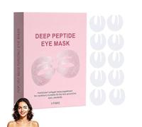 Deep Peptide Collagen Eye Mask,Three-Piece Design Covers the Entire Eye Area,Under Eye Patches for Dark Circles & Puffy Eyes,For Fine Lines & Eye Bags
