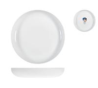 Deep Plate Friends White, 29cm, Opal Glass