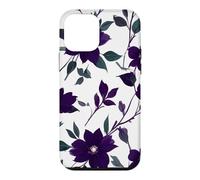 Deep Purple Daisy Floral Bold Flowers Floral Case for iPhone 12 mini