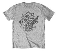 Deep Purple Grey Highway Star Official Tee T-Shirt Mens Unisex (Small)