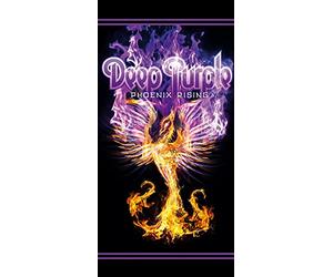 Deep Purple Hard-Rock Bath Towel Phoenix Rising 70 x 140 cm in 100% Cotton Velour Quality Smoke On The Water Highway Star Music Rock Band Beach Towel Bath Towel Sauna Towel Bath Towel Bath Towel 001