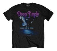 Deep Purple Men's T-Shirt DPTS02MB02 Black Medium (38"-40")