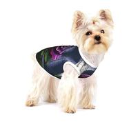 Deep purple roses Premium Dog Tshirt - Soft 100% Cotton Ropa Para Perros, Perfect for Small to Medium Dogs, Stylish and Comfortable Shirts for Dogs M