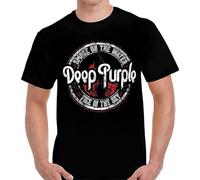Deep Purple Smoke On The Water T Shirt Fire in The Sky Black L