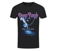 Deep Purple Smoke On Water Mens Black T-Shirt