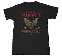 Deep Purple - T-Shirt # L Unisex Black # Highway Star
