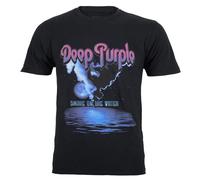 Deep Purple T Shirt Smoke On The Water Classic Rock Black New Official S To XXL