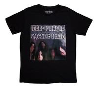 Deep Purple Unisex Machine Head Album Cover T-Shirt - Black (L)