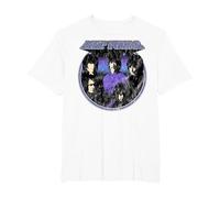 Deep Purple Vintage Group Circle Photo T-Shirt, Men's Big and Tall, White, 3X Tall