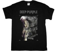 DEEP Purple WHOOSH Black T Shirt Hard Rock IAN Gillan Steve Morse Don AIREY Black(Small)