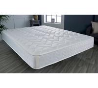 Deep Quilted Open Coil Spring Memory Foam Mattress: 2ft6 Small Single