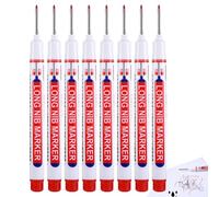 Deep Reach Marker: Case Frame Pen, Wood Tool, Craft Pencil | 8 Pieces Long Point Markers with a Fine Point, Precise Burning Pin
