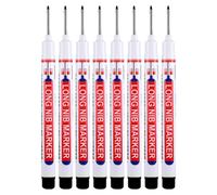 Deep Reach Marker: Case Frame Pen, Wood Tool, Craft Pencil | 8 Pieces Long Point Markers with a Fine Point, Precise Burning Pin