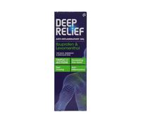 Deep Relief Anti Inflammatory Gel - Triple Action Relief From Back, Rheumatic & Muscular Pain, 100 g (Pack of 1)