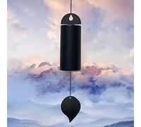Deep Resonance Serenity Bell Large Metal Cylinder Wind Chimes Outdoor Windbell Deep Tone 30 Inch Garden Wind Chimes for Patio and Terrace Musical Windchime Outdoor and Home Decoration