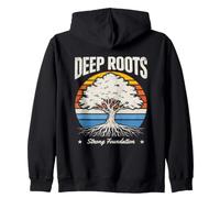 Deep Roots Strong Foundation Family Zip Hoodie