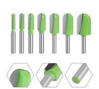 Deep Round Bottom Router Bit with 8mm Round Shank for Drawer Making and General Woodworking Applications (A)