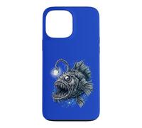Deep Sea Anglerfish Bioluminescent Fish Ocean Creature Art Case for iPhone 13 Pro Max