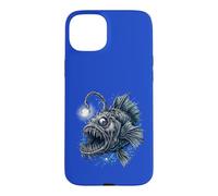 Deep Sea Anglerfish Bioluminescent Fish Ocean Creature Art Case for iPhone 15 Plus