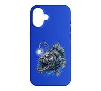 Deep Sea Anglerfish Bioluminescent Fish Ocean Creature Art Case for iPhone 16