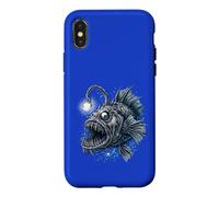 Deep Sea Anglerfish Bioluminescent Fish Ocean Creature Art Case for iPhone X/XS