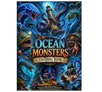Deep Sea Beasts Coloring Book