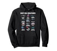 Deep Sea Creatures - Abyssal Ocean Species Science Lovers Pullover Hoodie