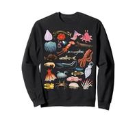 Deep Sea Creatures Marine Life Bioluminescent Ocean Animals Sweatshirt