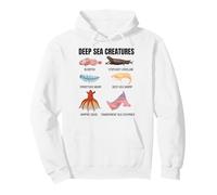 Deep Sea Creatures Ocean Biology Marine Life Oceanography Pullover Hoodie