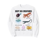 Deep Sea Creatures Ocean Biology Marine Life Oceanography Sweatshirt