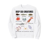 Deep Sea Creatures Ocean Biology Marine Life Oceanography Sweatshirt