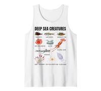 Deep Sea Creatures Ocean Biology Marine Life Oceanography Tank Top