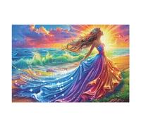 Deep Sea Dancing Skirt 1000 Piece Jigsaw Puzzle for Adults Happy Time Lunch Break Activity Quick Escape No Duplicate Pieces for Busy Professionals 1000 PCS