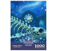 Deep Sea Dream Jigsaw Puzzle 1000 Pieces Adults Teens Stress Relief Challenging Whale Poster Guide Recycled Board 70x50cm/1000pcs