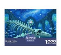Deep Sea Dream Jigsaw Puzzle 1000 Pieces for Adults Family Kids Teens Play Whale Creative Brain Exercise 38x26cm/1000pcs