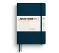 LEUCHTTURM1917 372189 Notebook Medium (A5), Hardcover, 251 Numbered Pages, Deep Sea, Dotted