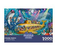 Deep-sea Submarine Tour Wooden Jigsaw Puzzle Waterproof 1000 Piece Puzzles for Adults Gifts Fun Educational Games