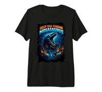 Deep Sea Terror Mosasaurus Ocean Creature Predator Monster Premium T-Shirt