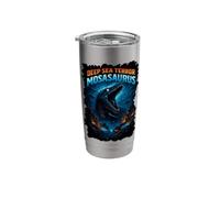 Deep Sea Terror Mosasaurus Ocean Creature Predator Monster Stainless Steel Insulated Tumbler