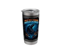 Deep Sea Terror Mosasaurus Ocean Creature Predator Monster Stainless Steel Insulated Tumbler