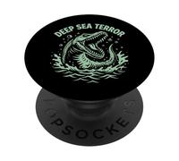Deep Sea Terror Mosasaurus Prehistoric Marine Monster PopSockets Adhesive PopGrip