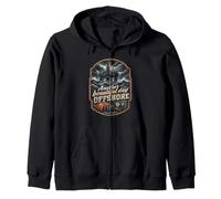 Deep sea worker Another Beautiful Day Offshore Zip Hoodie