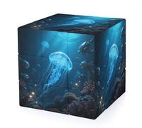 Deep Sea World Magic Cube,The Original 3x3 Cube,Speed Cube Problem-Solving Brain Teaser,Easy Turning Sensory Puzzle Toy,Sensory Stress Relief Form Fidget Toys