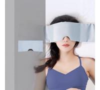Deep Sleep Gravity Eye Mask,Weighted Sleep Mask with Microbeads, Blackout Eye Mask for Deep Sleep, Relaxing Eye Cover for Relieve Eyes Fatigue All (Sky Blue)