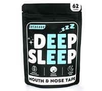 Deep Sleep Mouth Tape and Nasal Strips, 2in1 Snoring Aids for Men, Mouth Tape for Sleeping, Nose Strips, Anti Snoring Devices, Nasal Breathing, Snore Stopper, Beard Friendly (2 Month Supply)