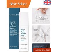Deep Sleep Pillow Spray - 75ml Aromatic Mist with Lavender & Vetivert Essence