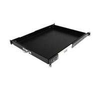 StarTech.com 22in Black Deep Sliding Server Rack Cabinet Shelf