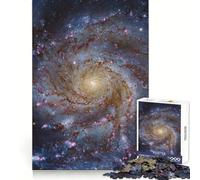 Deep Space Galaxy Stars 1000 Pieces Jigsaw Puzzles for Teenagers Strong Memory DIY Fun Joyful Challenge Xmas Idea (38x26cm)